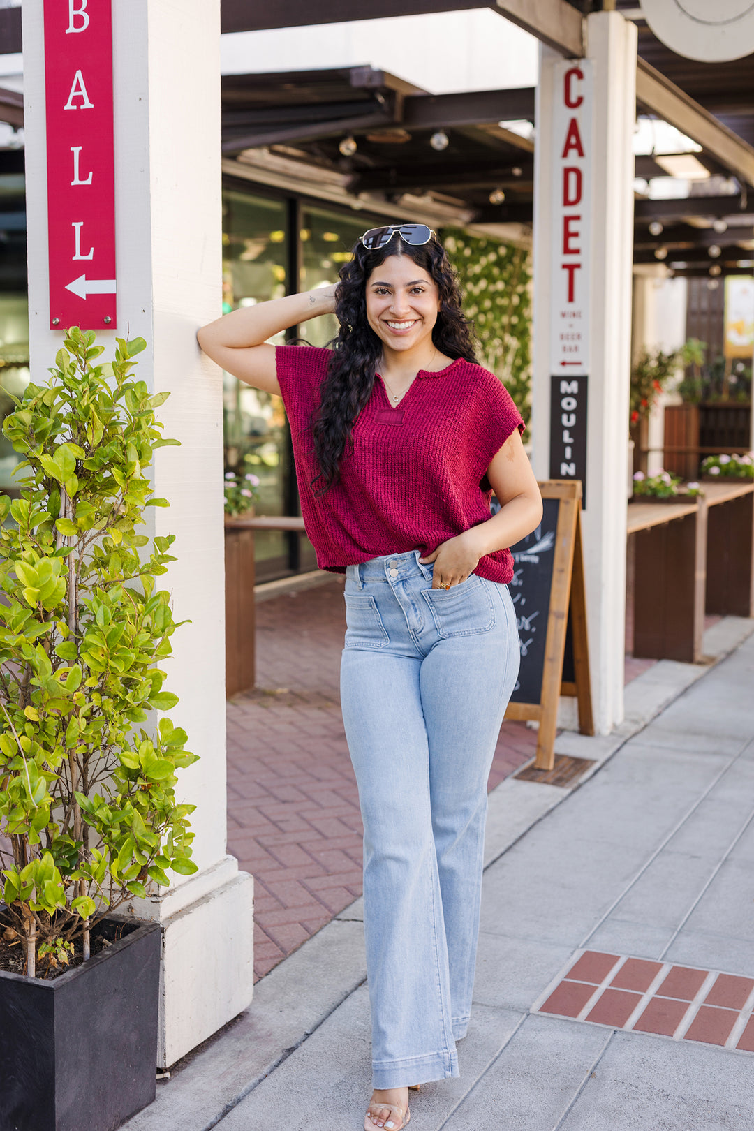 The Already In Love Knit Sweater Top