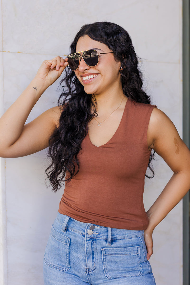 The Essential Double Layer Layering Tank Top