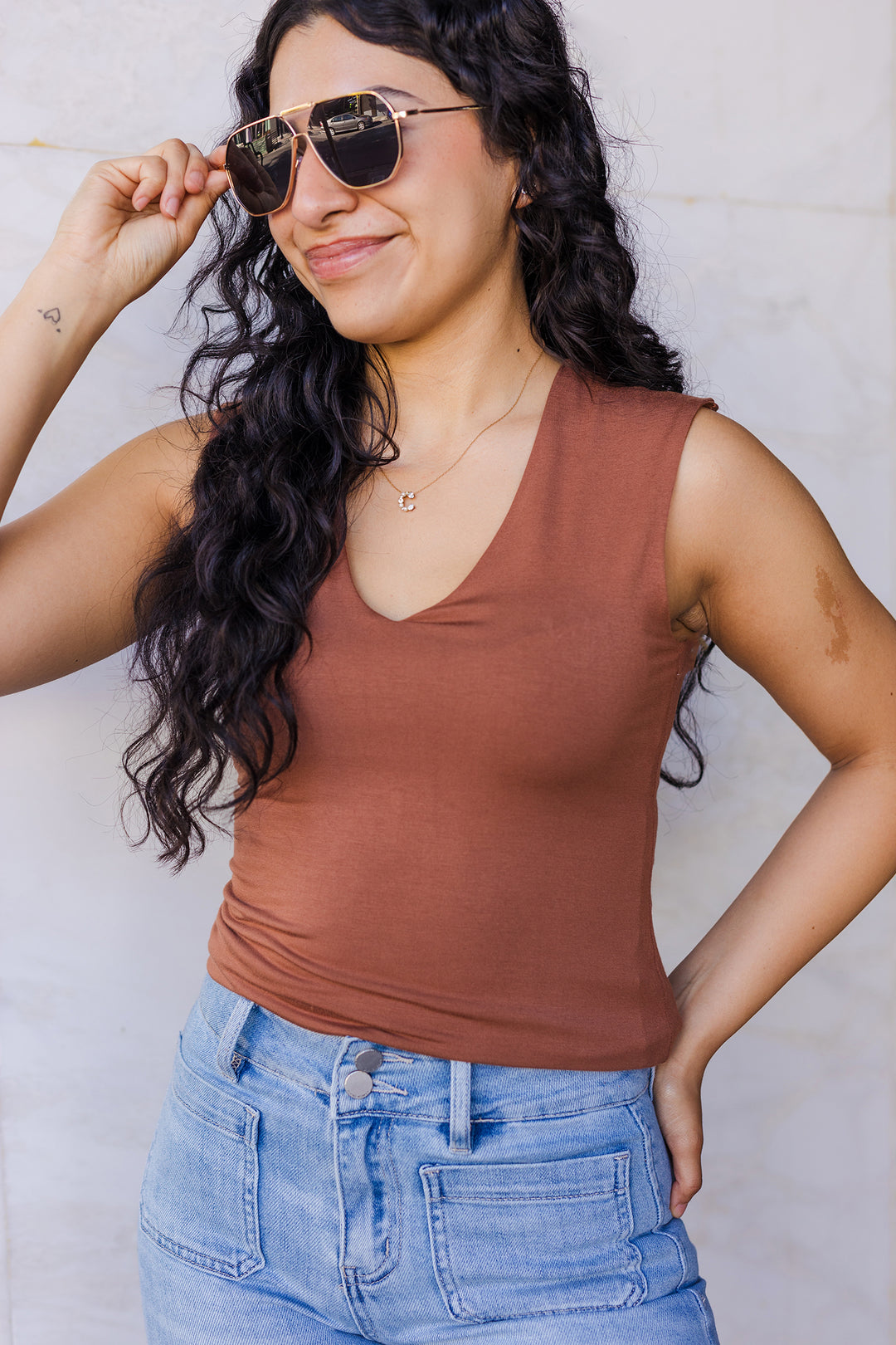 The Essential Double Layer Layering Tank Top