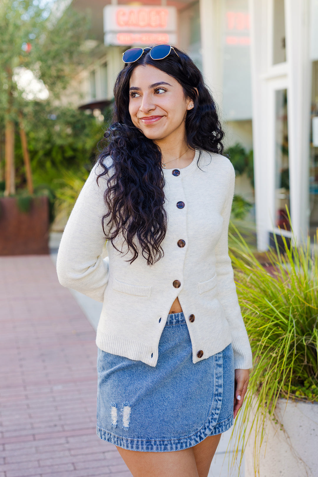 The Tyler Button Front Cardigan