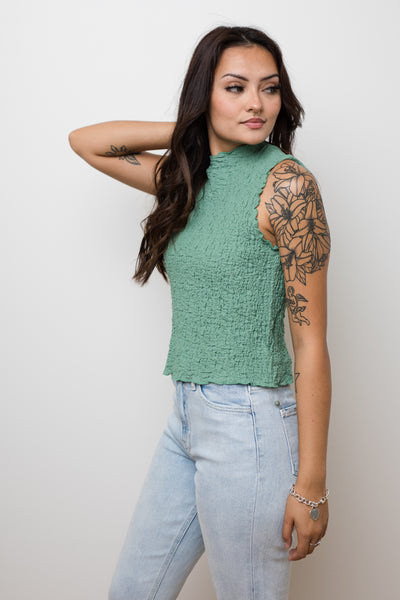 The Mae Sage Textured Tank Top