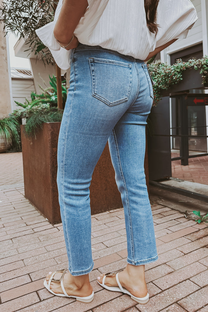 The Perfect For Now High Rise Crop Straight Jeans