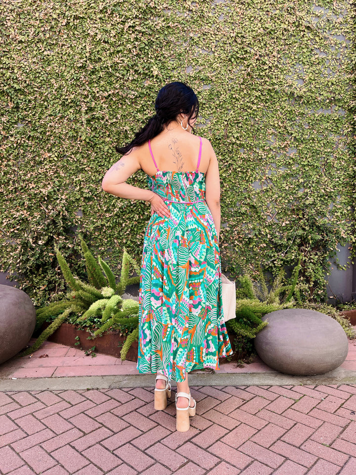 The Barefoot in Barcelona Printed Maxi Dress