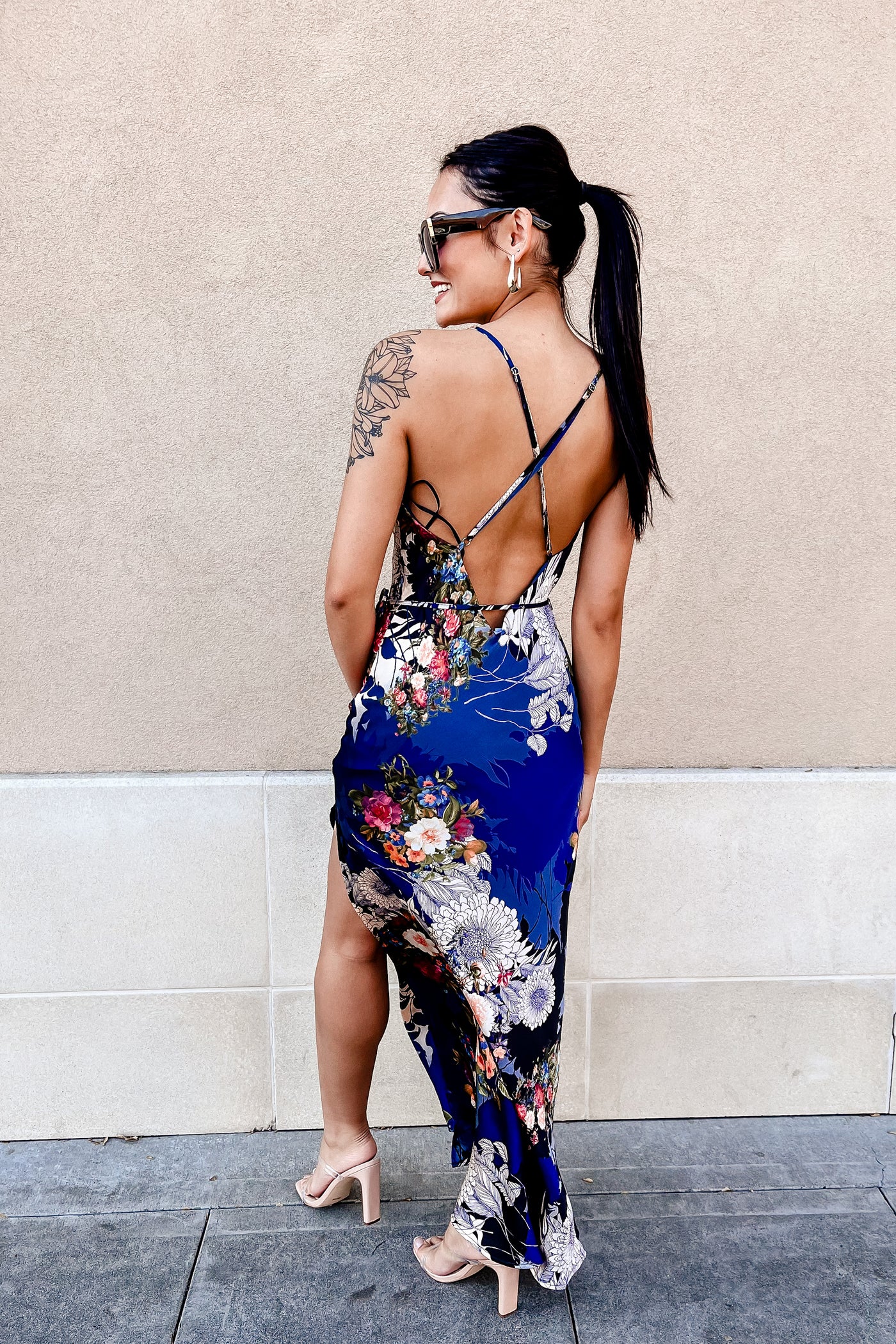 The Add A Little Spice Floral Slip Maxi Dress