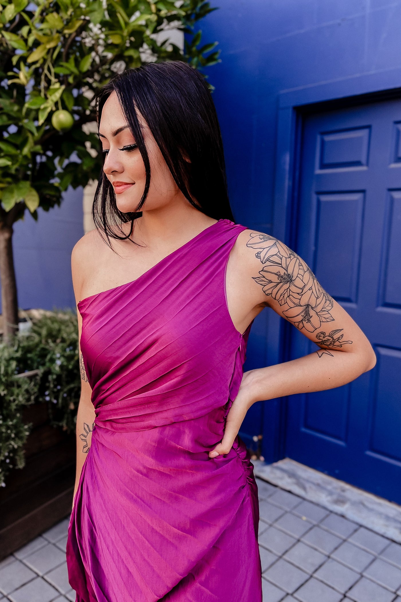 The Dream of Me Pleated Midi Dress
