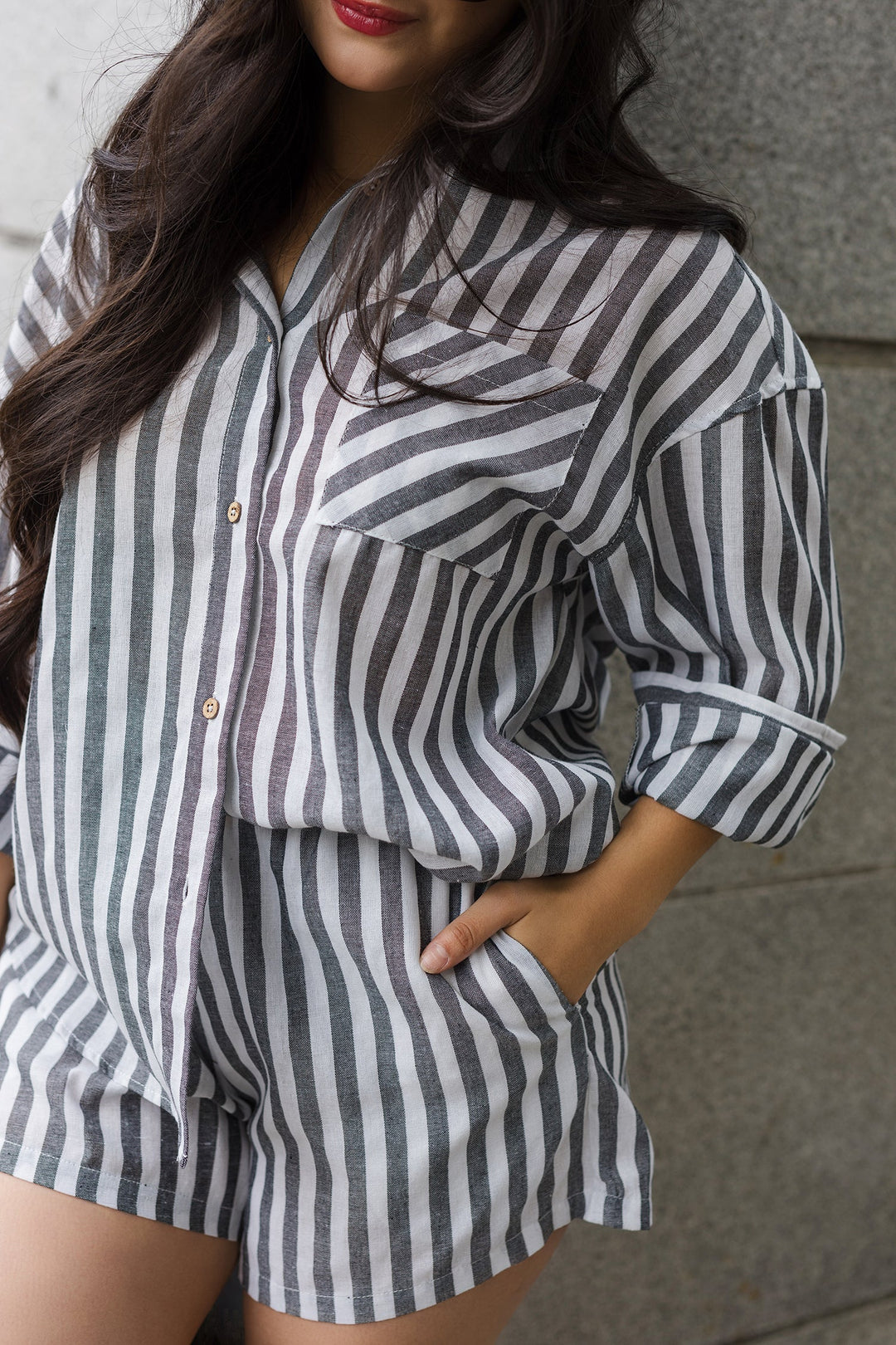 The Sweet Summertime Striped Linen Shorts