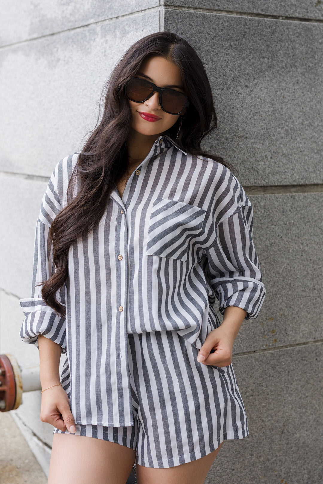 The Sweet Summertime Striped Linen Shorts