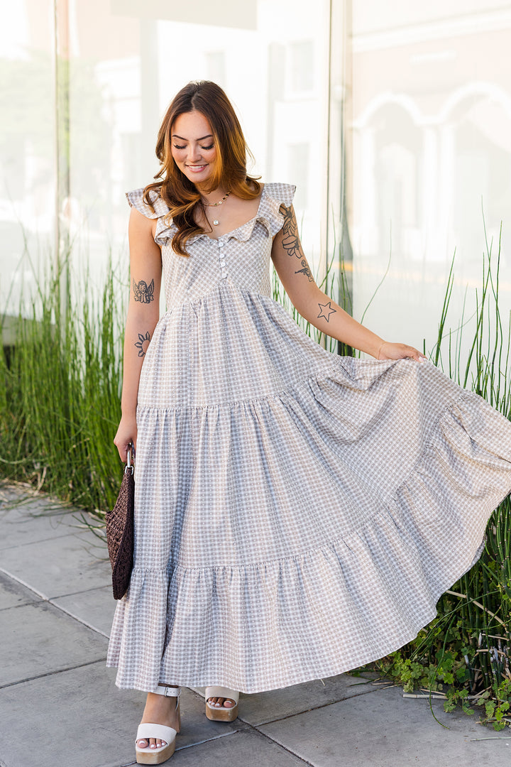 The Brown Sugar & Honey Maxi Dress