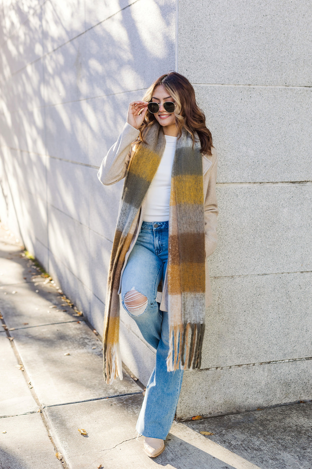 The Cozy Breeze Oversized Fringe Scarf