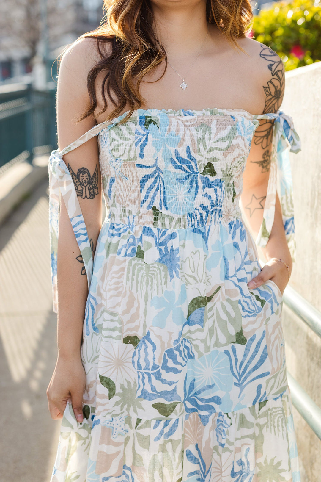 The Resort Ready Tropical Print Maxi Dress