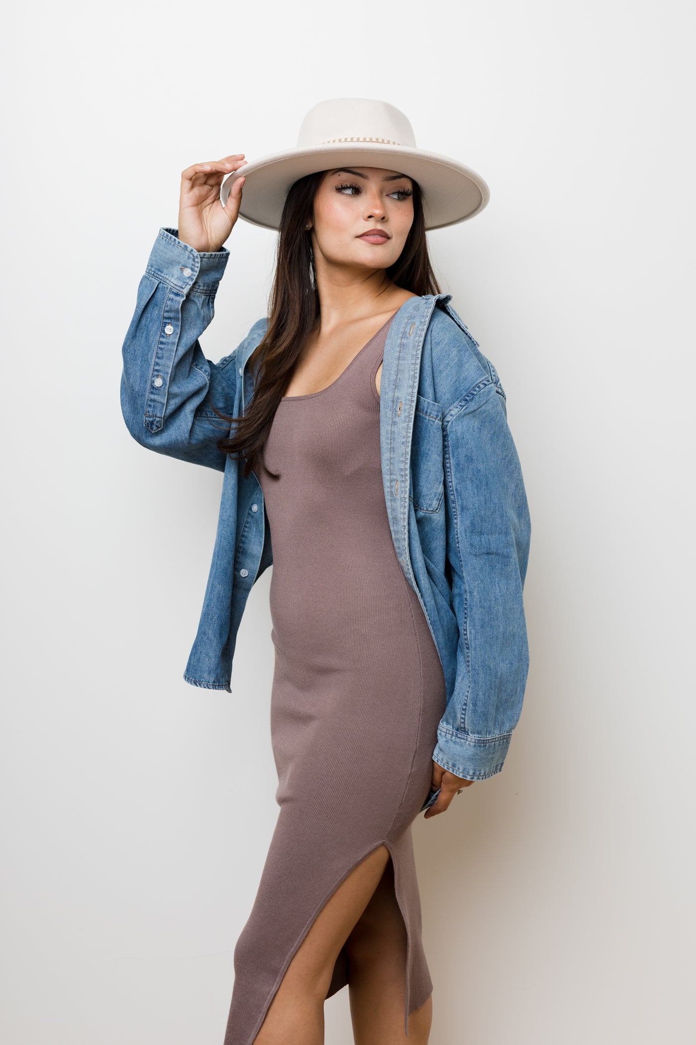 The Cowboy's Sweetheart Washed Denim Buttonup Shirt