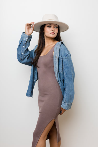 The Cowboy's Sweetheart Washed Denim Buttonup Shirt