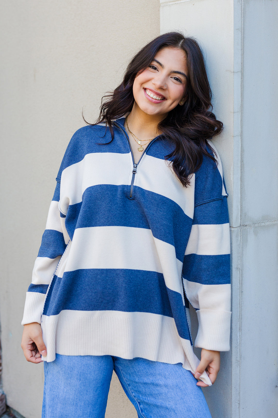 The Game Plan Half-Zip Long Sleeve Shirt