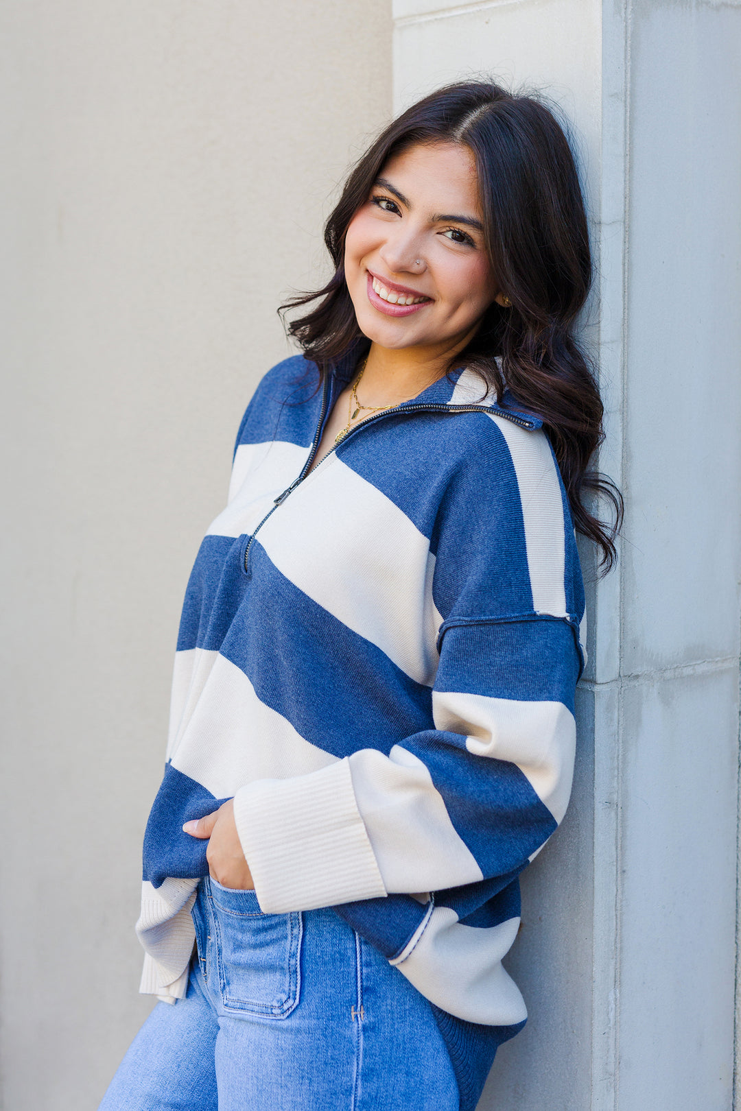 The Game Plan Half-Zip Long Sleeve Shirt