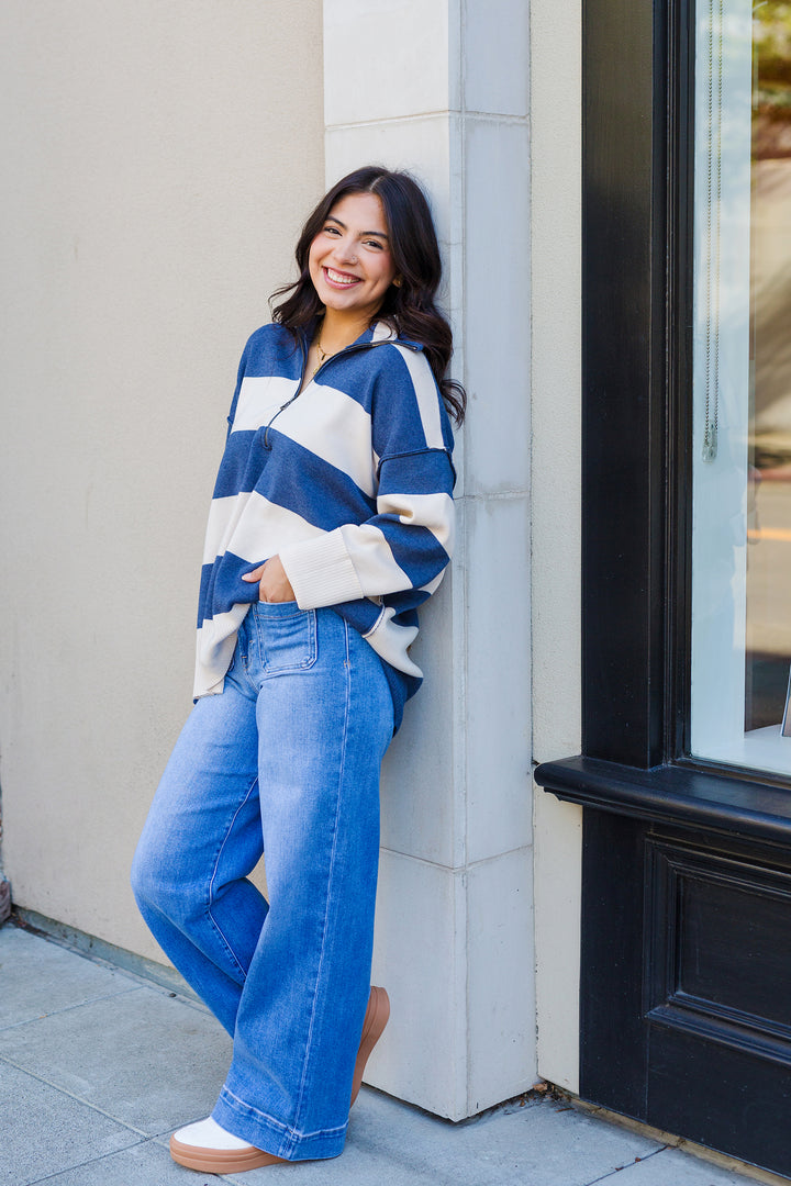 The Game Plan Half-Zip Long Sleeve Shirt