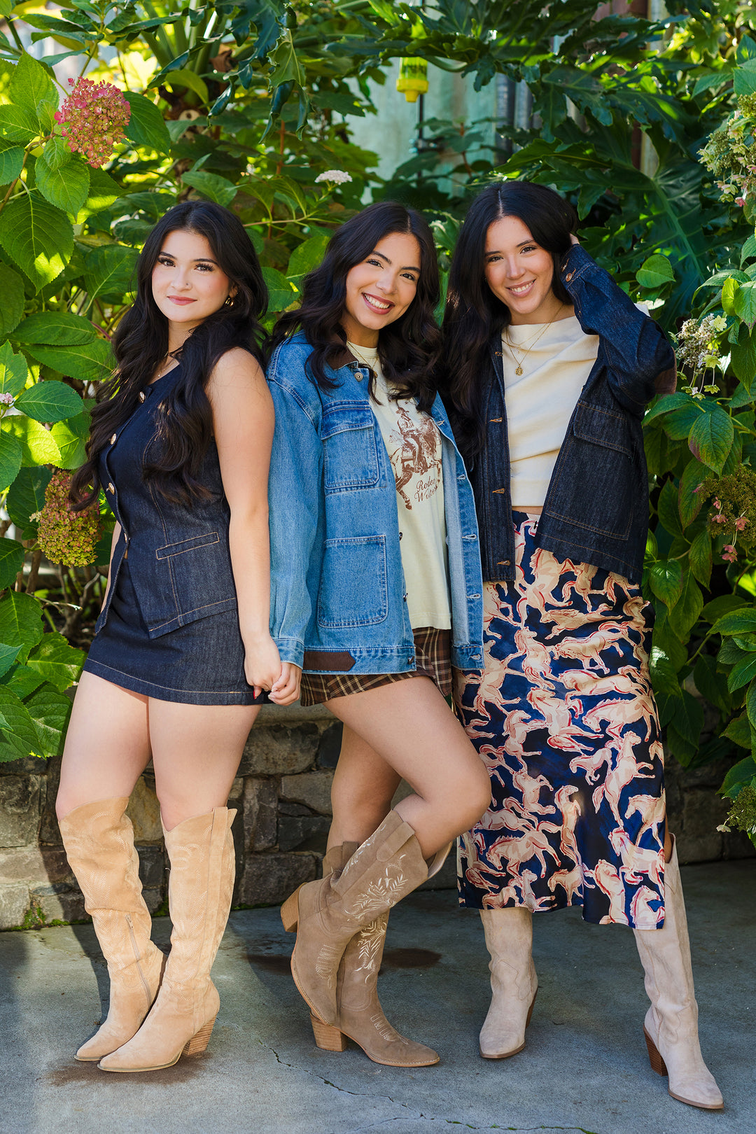 The Almost Famous Dark Wash Corduroy Collar Barn Jacket