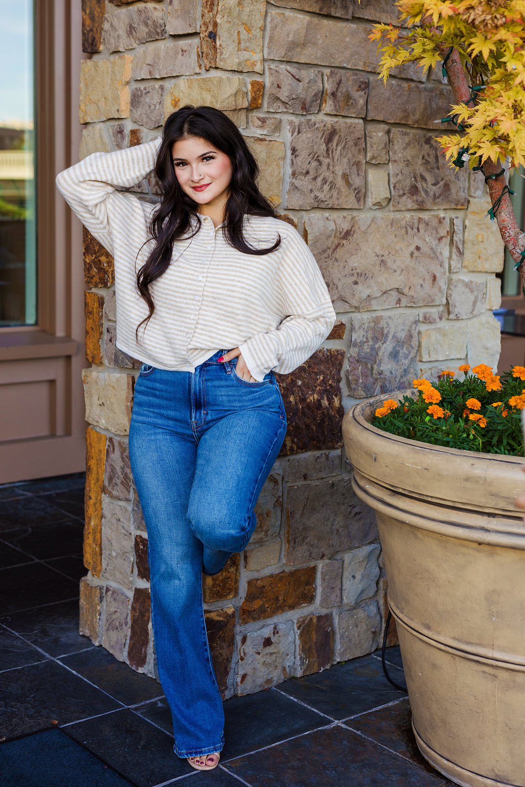 The Sweetest Days Soft Striped Cardigan Sweater