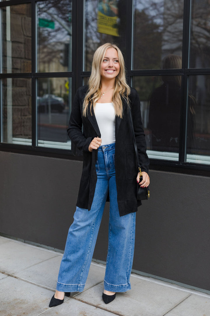 The Cincinnati Suede Trench Coat
