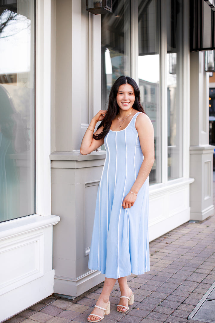 The Savannah Linen Midi Dress