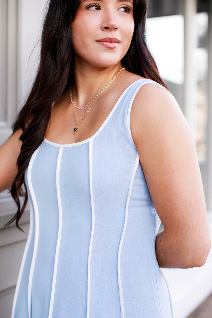 The Savannah Linen Midi Dress