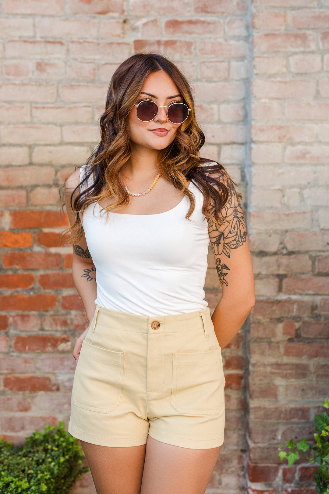 The Sweet As Honey Front Pocket Shorts