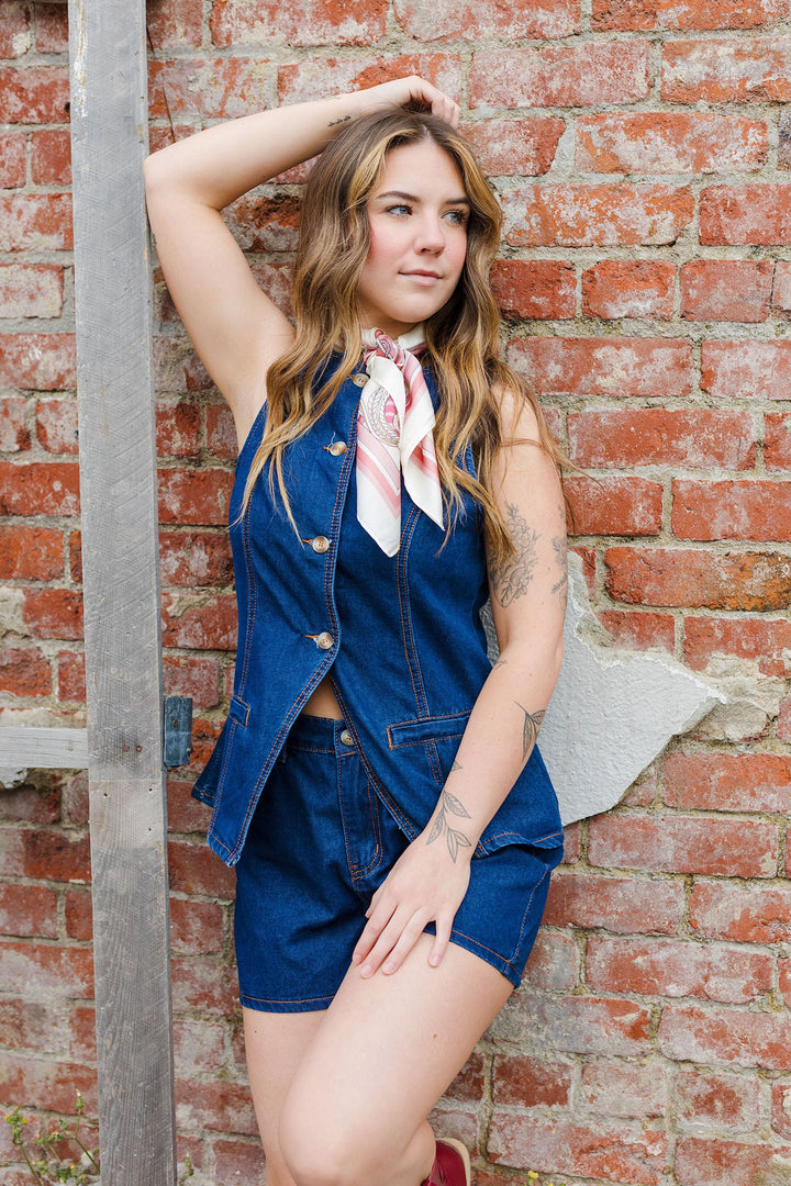 The Always On Time Denim Shorts