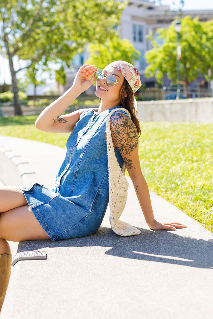 The Picture Perfect Denim Mini Dress