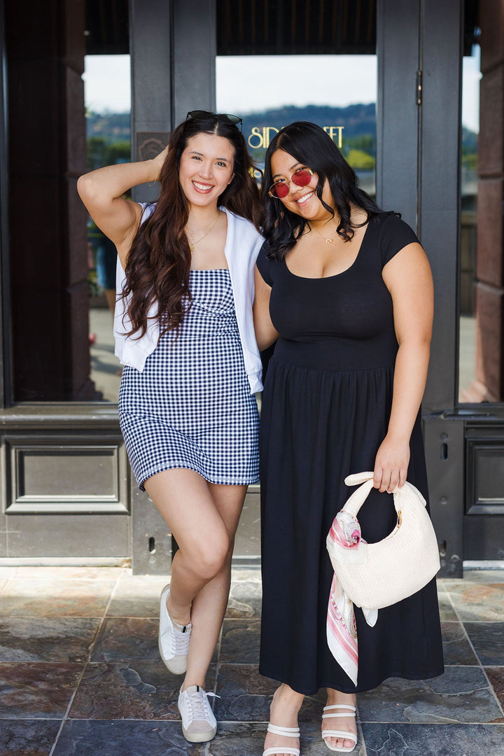 The American Beauty Short Sleeve Midi Dress
