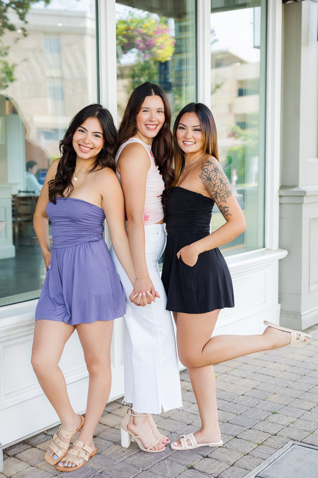 The No Strings Attached Strapless Romper