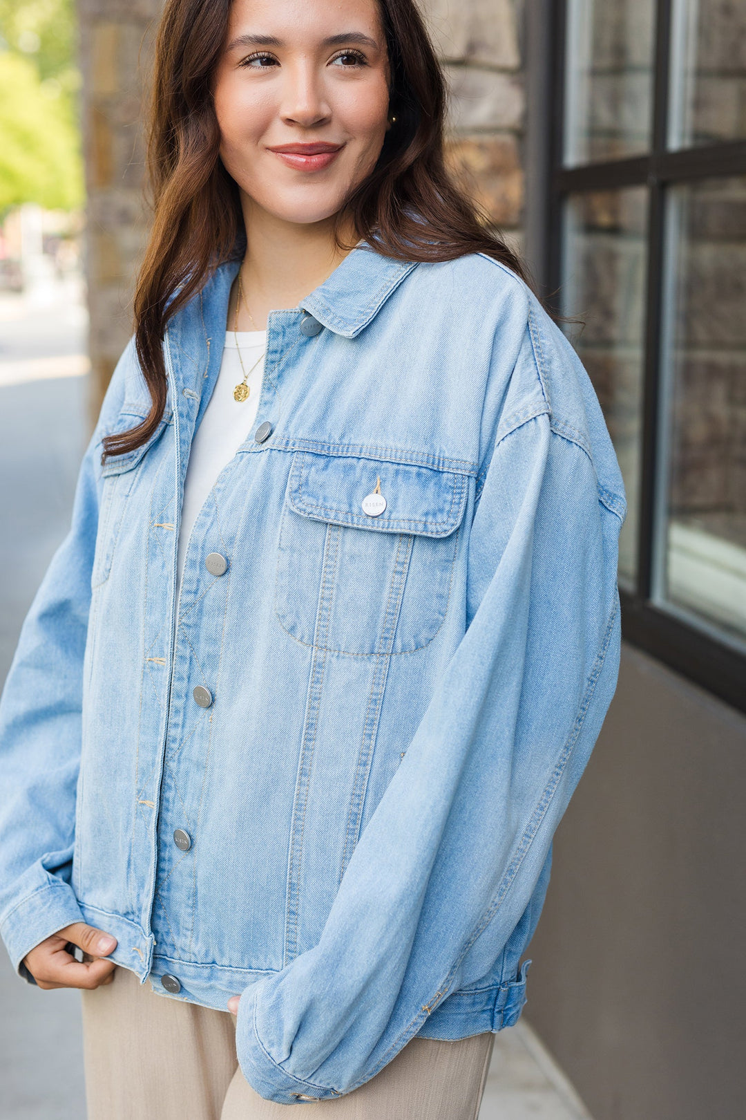 The Josie Oversized Denim Jacket
