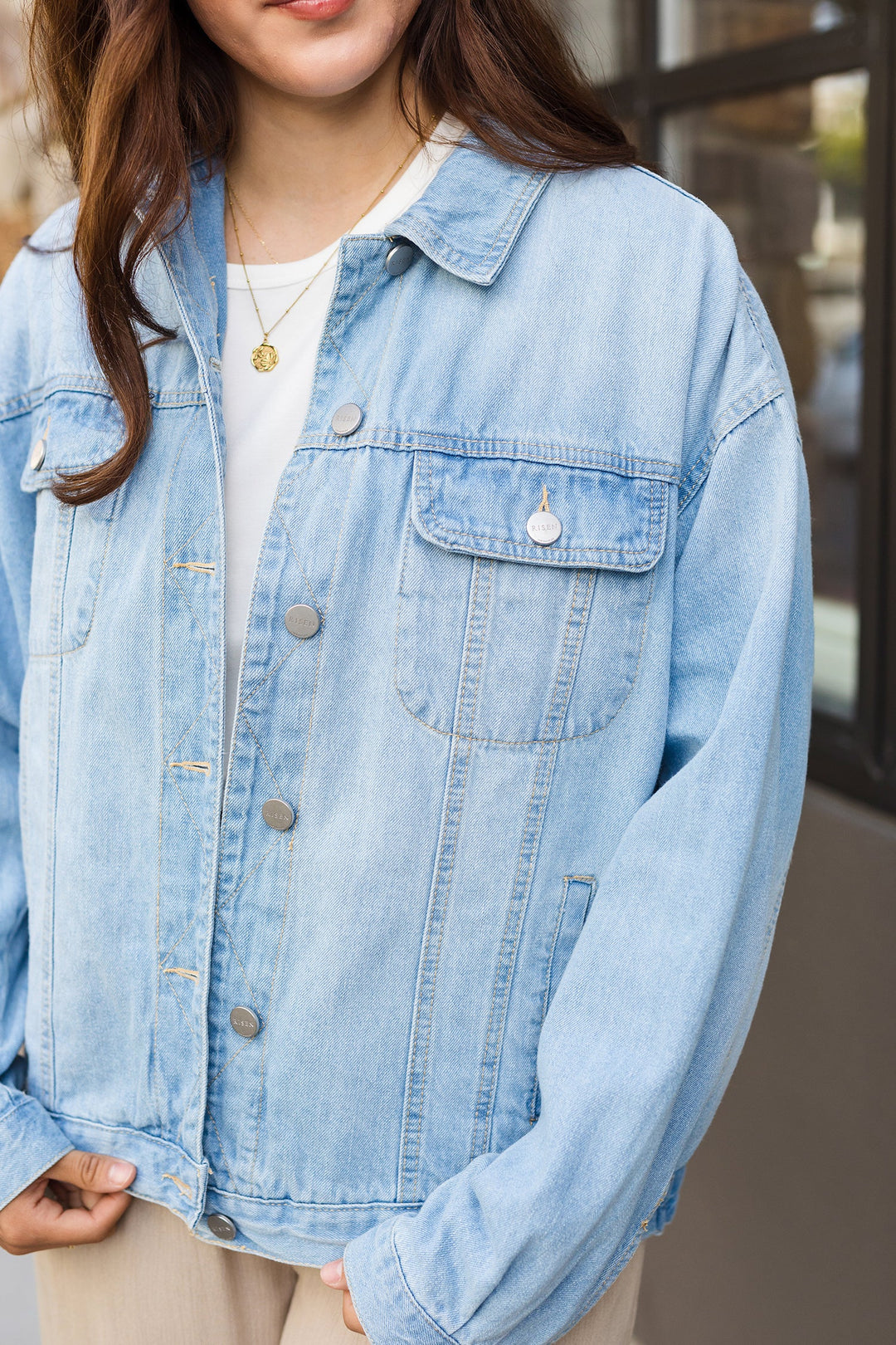 The Josie Oversized Denim Jacket