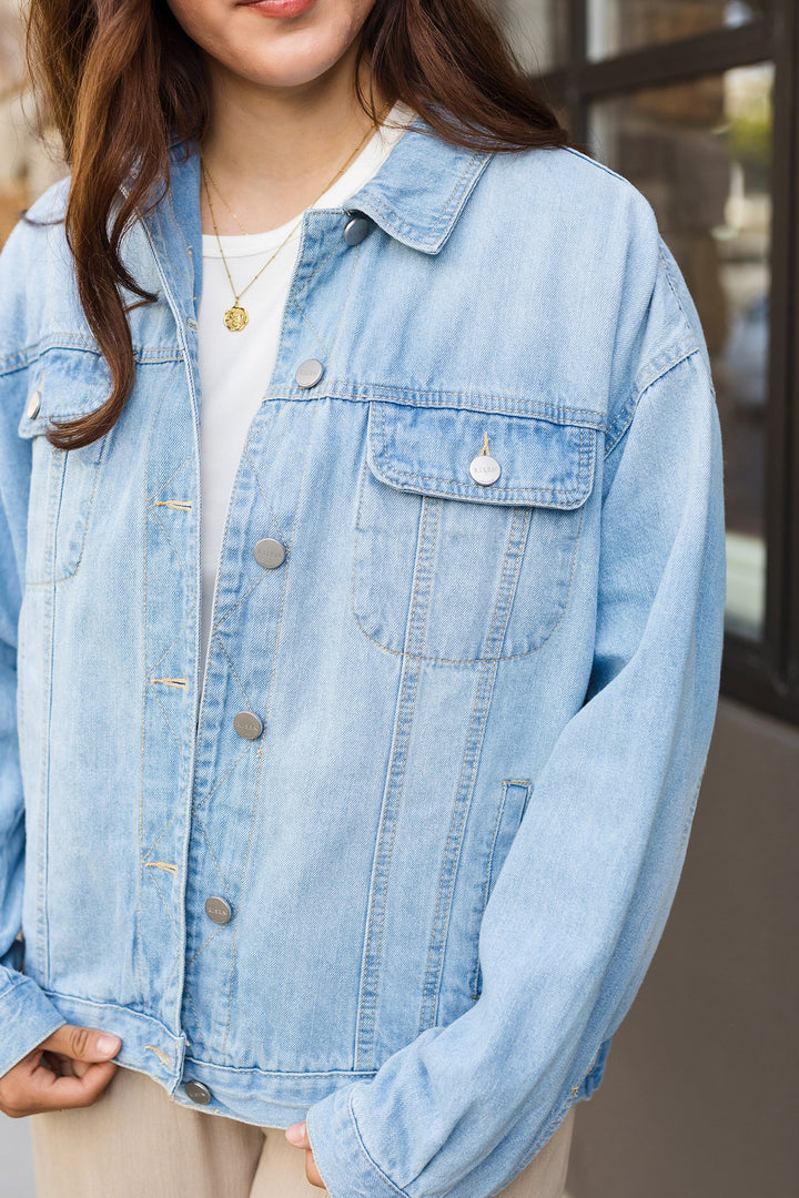 The Josie Oversized Denim Jacket