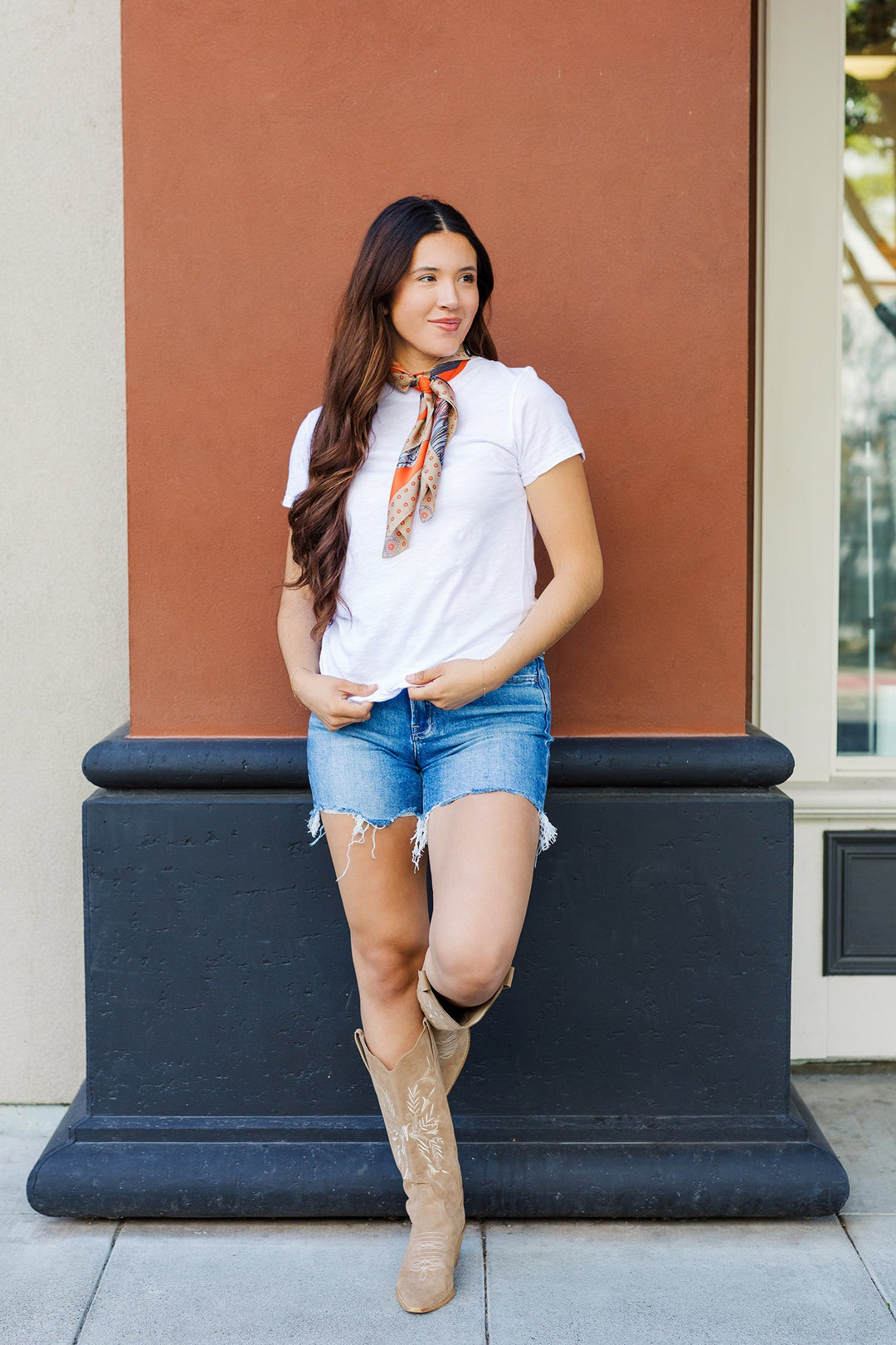 The Better Than Basic White Acid Wash Cotton Tee