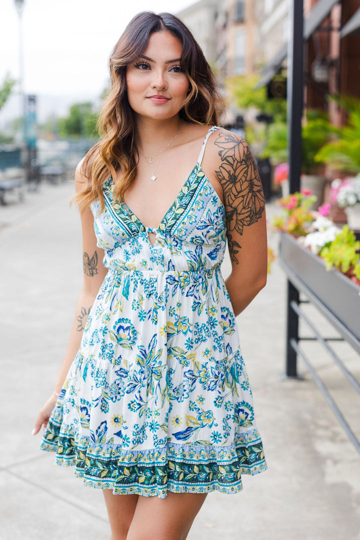 The La Dolce Open Back Mini Dress