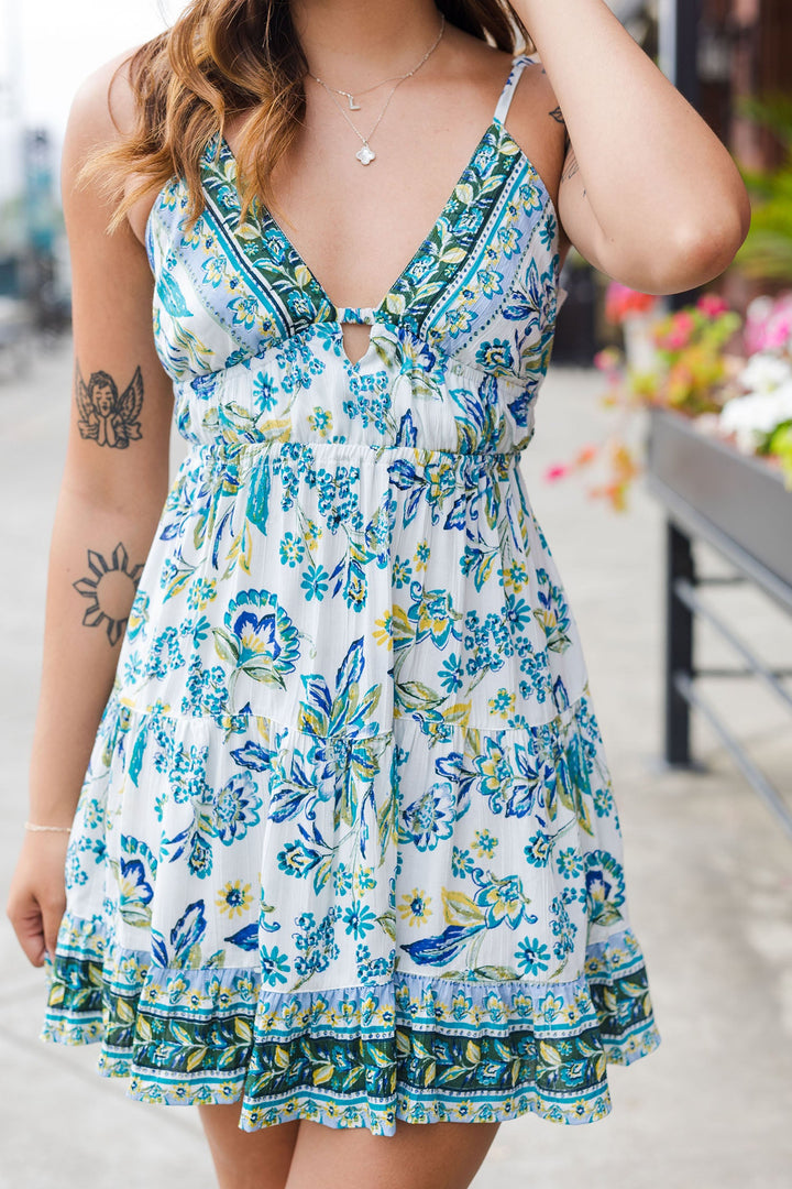 The La Dolce Open Back Mini Dress