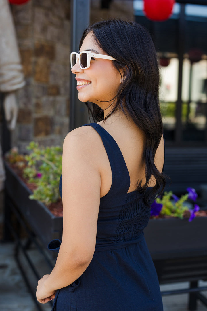 The Take Tulip Wrap Midi Dress