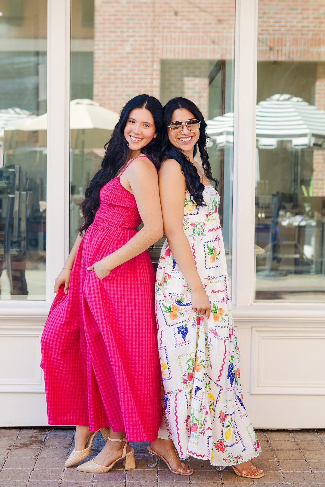 The Tutti Fruity Strapless Open Back Maxi Dress