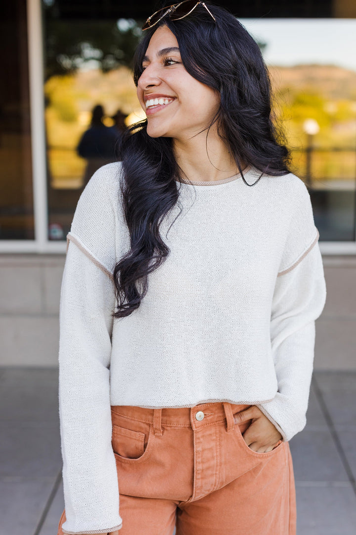 The Fall Frenzy Soft Dropped Shoulder Sweater