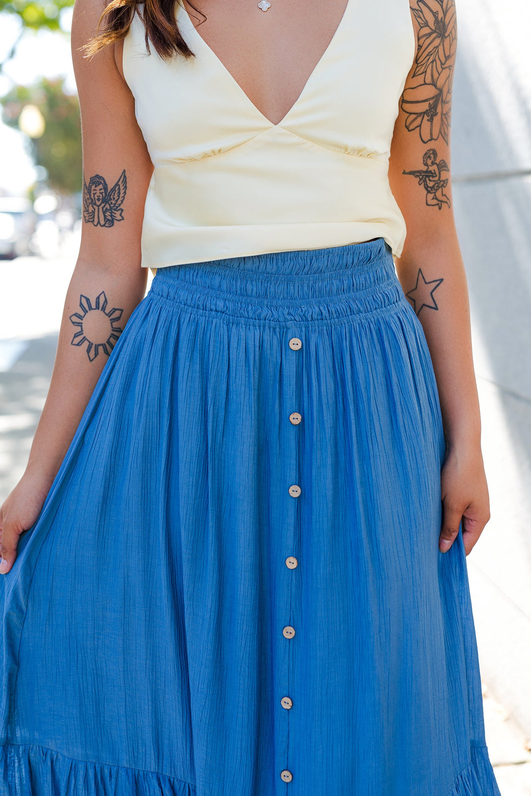 The Always You Tiered Maxi Skirt