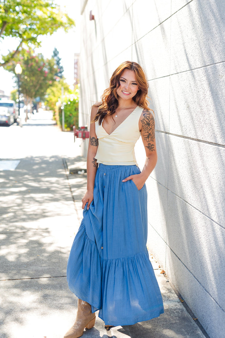 The Always You Tiered Maxi Skirt
