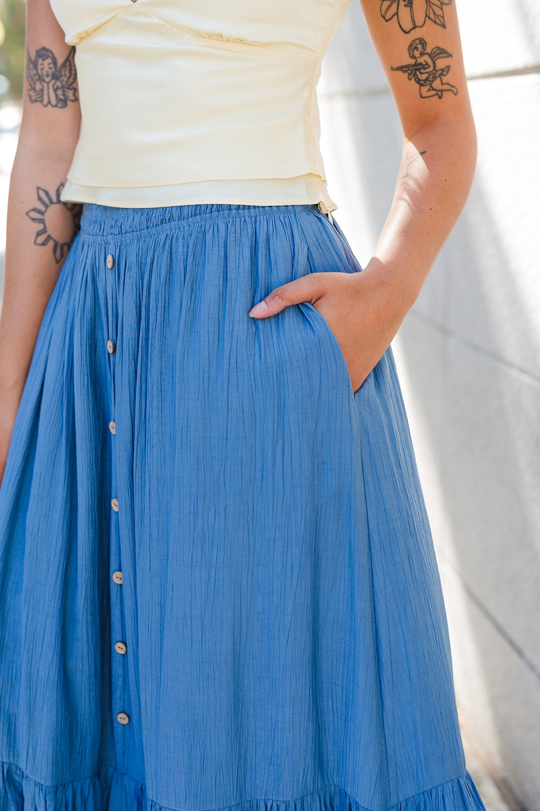 The Always You Tiered Maxi Skirt