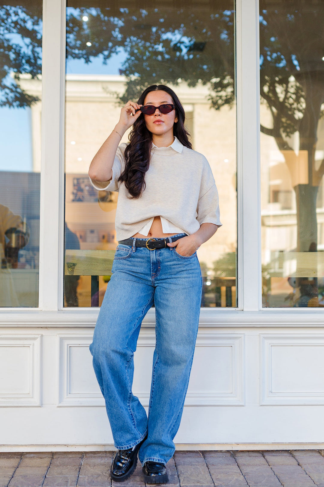 The Seam It All Short Sleeve Knit Top