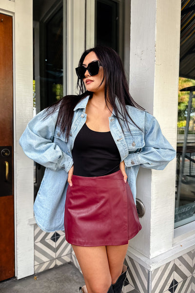 The Steal Your Heart Denim Shacket