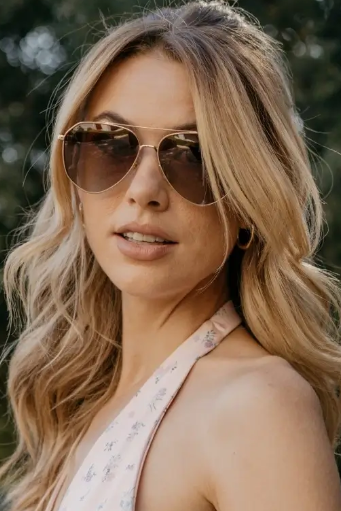 Ramsey Geometric Aviator Sunglasses by WMP Eyewear