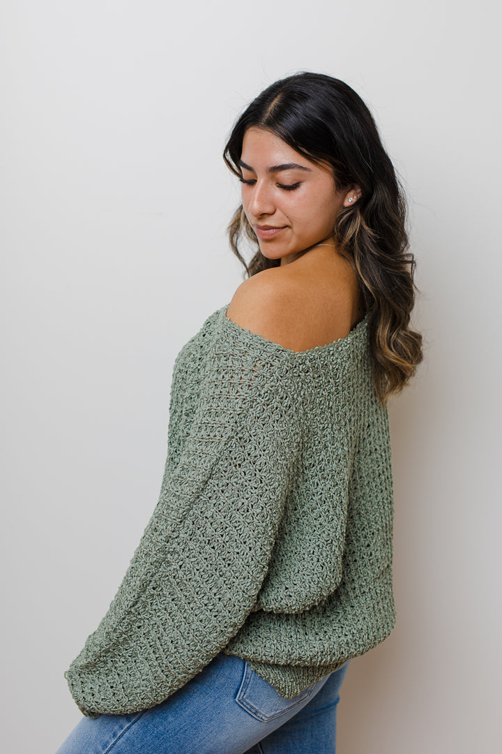 The Softest Knit One Shoulder Sweater