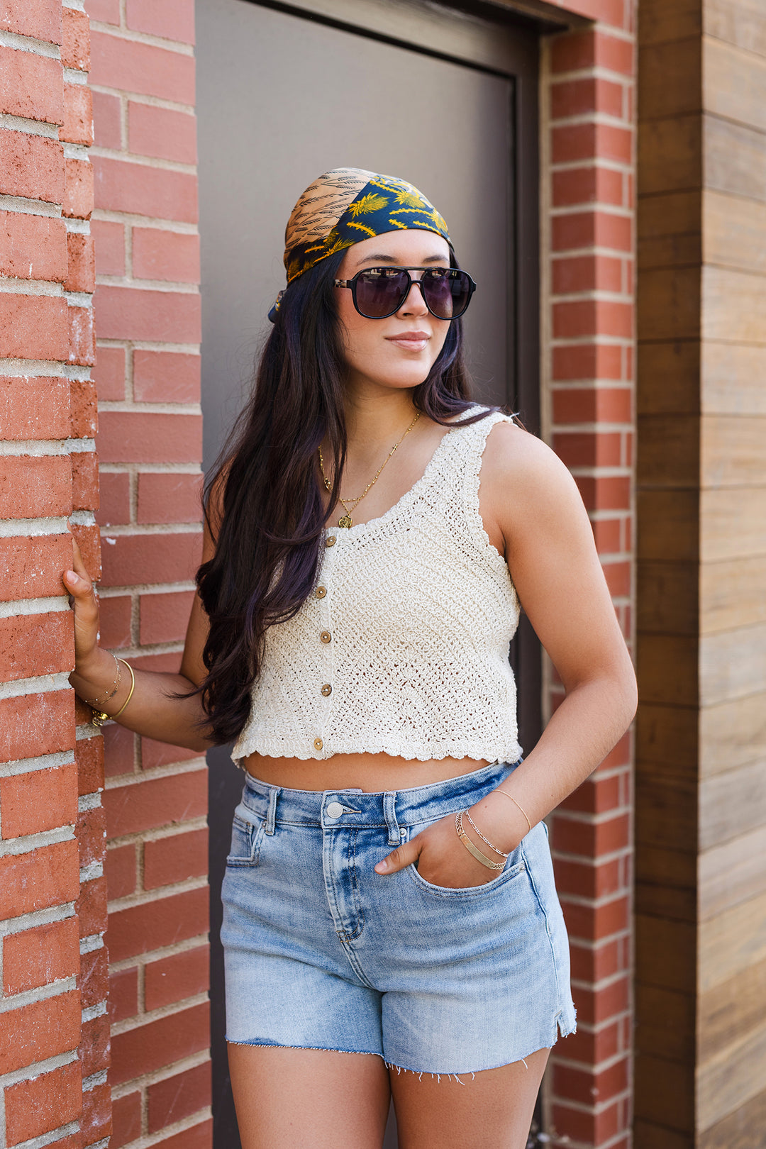 The Classic Cutoff Raw Hem Denim Shorts