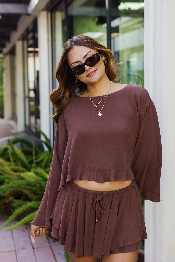 The Wild Intentions Ruffled Mini Skort