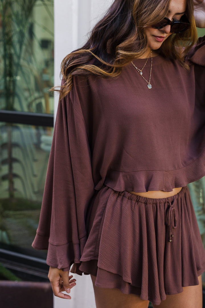 The Wild Intentions Ruffled Mini Skort