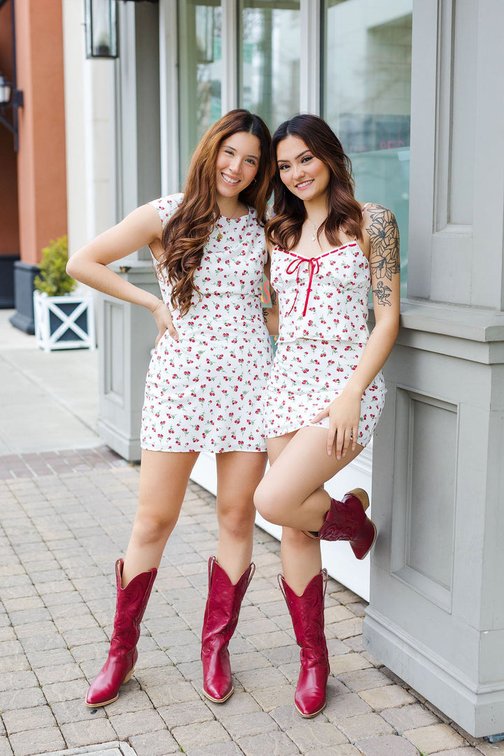 The Sweetest Thing Floral Print Mini Dress