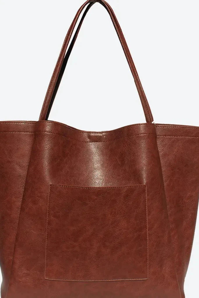 The Tote-Ally Essential Vegan Leather Bag